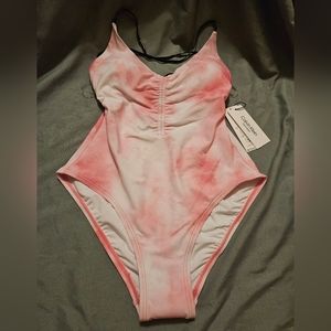 Pink Tie Dye One piece Bathing Suit 🩱